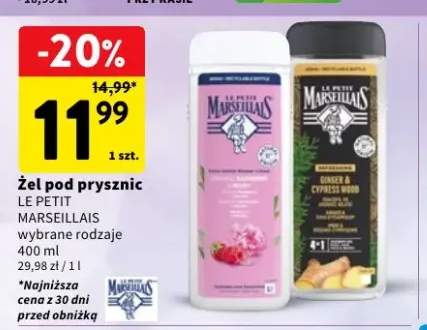Żel pod prysznic Le Petit Marseillais Framboise & Pivoine