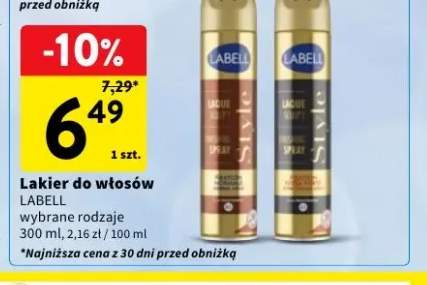 Lakier do włosów Labell Style Laque Normale +1 wariant