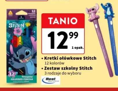 Kredki ołówkowe Stitch +1 wariant
