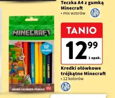 Kredki ołówkowe trójkątne Minecraft Astra