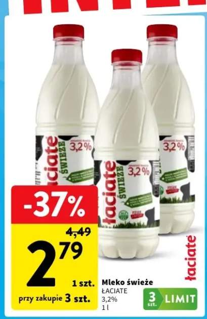 Mleko świeże Łaciate 3,2%