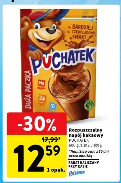 Rozpuszczalny napój kakaowy Puchatek