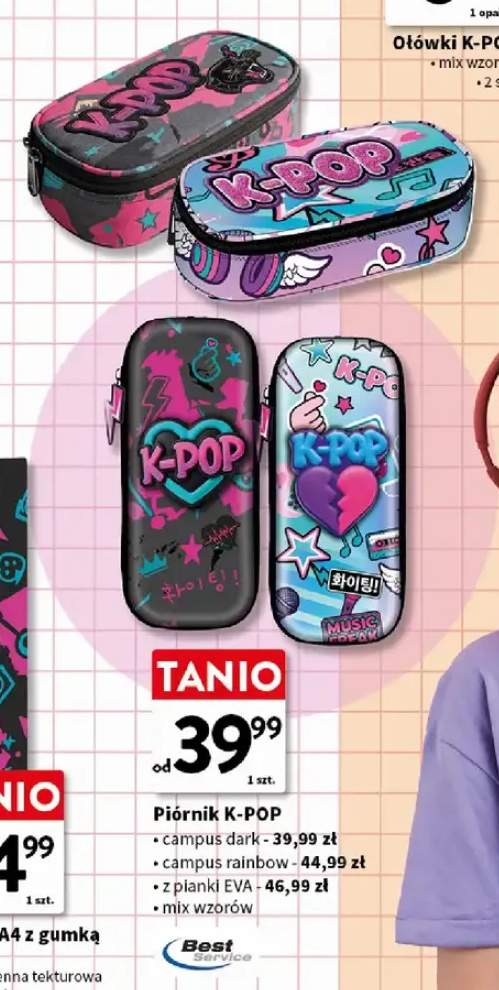 Piórnik K-POP campus dark +2 warianty