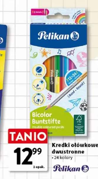 Kredki ołówkowe dwustronne Pelikan Bicolor