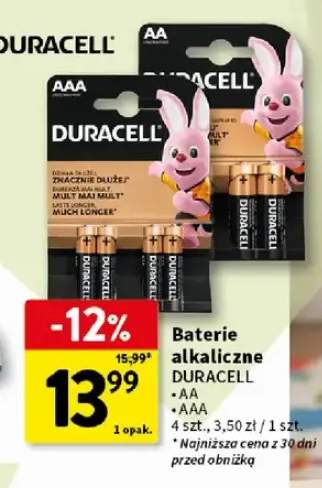 Baterie alkaliczne Duracell Aaa +1 wariant