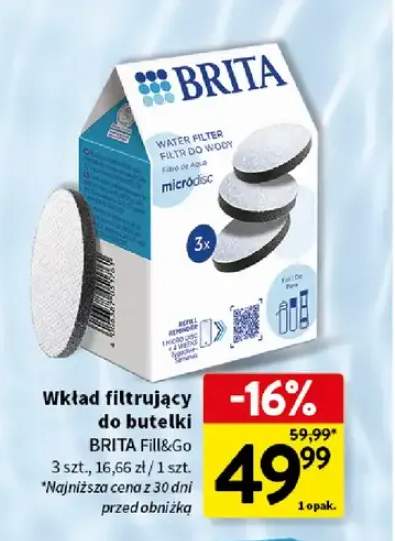 Wkład filtrujący do butelki Brita Fill & Go