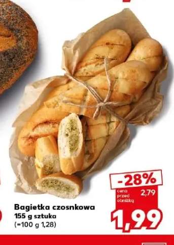 bagietka z masłem czosnkowym