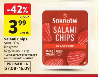 Salami Chips klasyczne Sokołów