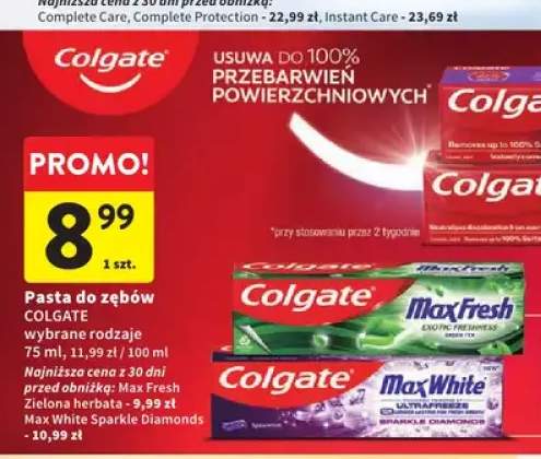 Pasta do zębów Colgate Max Fresh Exotic Freshness Green Tea +1 wariant