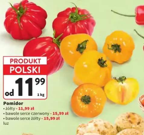 Pomidory żółte +2 warianty