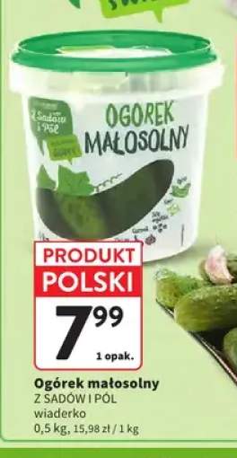Ogórki małosolne Z Sadów i Pól wiaderko