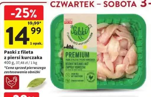 Paski z fileta z piersi kurczaka Sielski