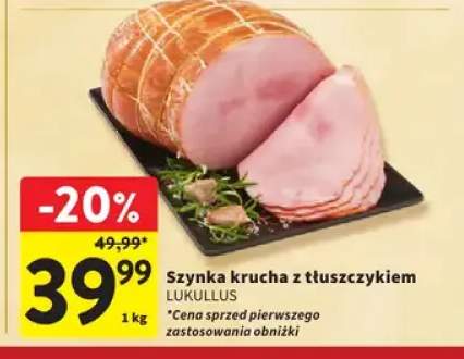 Szynka krucha z tłuszczykiem Lukullus