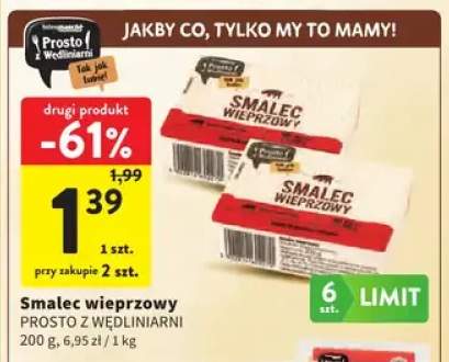 Smalec wieprzowy Prosto z Wędliniarni