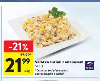 Sałatka surimi z ananasem Seko