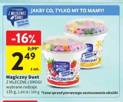 Deser Magiczny Duet Z Mlecznej Drogi truskawkowy