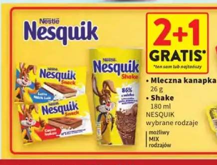 Mleczna kanapka Nesquik +2 warianty