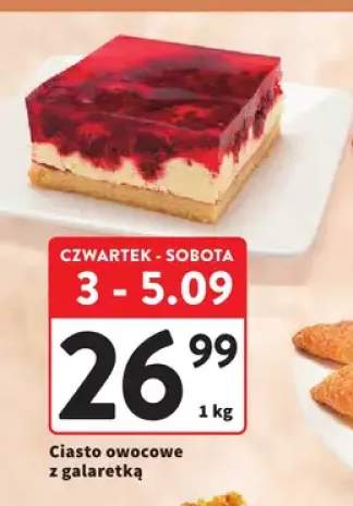 Ciasto owocowe z galaretką