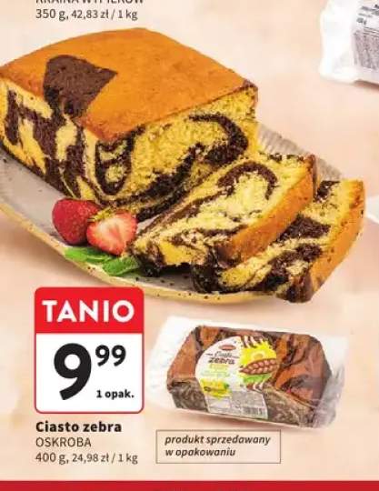 Ciasto zebra Oskroba