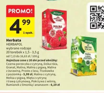 Herbata Herbapol dzika róża +12 wariantów