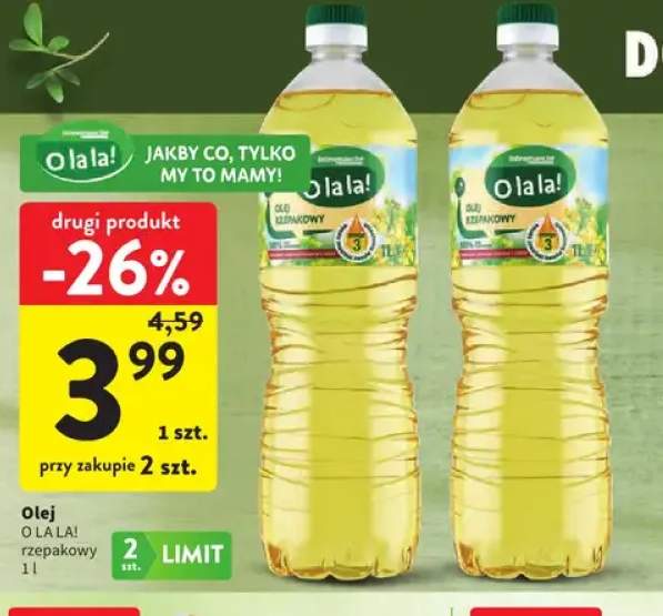 Olej rzepakowy O la la!