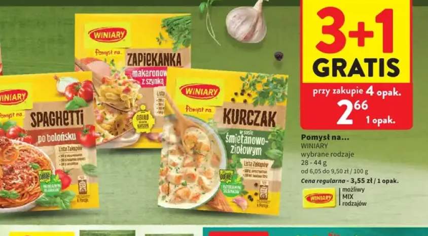 Fix Winiary Pomysł na… spaghetti po bolońsku +2 warianty
