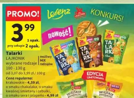 Talarki o smaku chakalaka Lajkonik +3 warianty