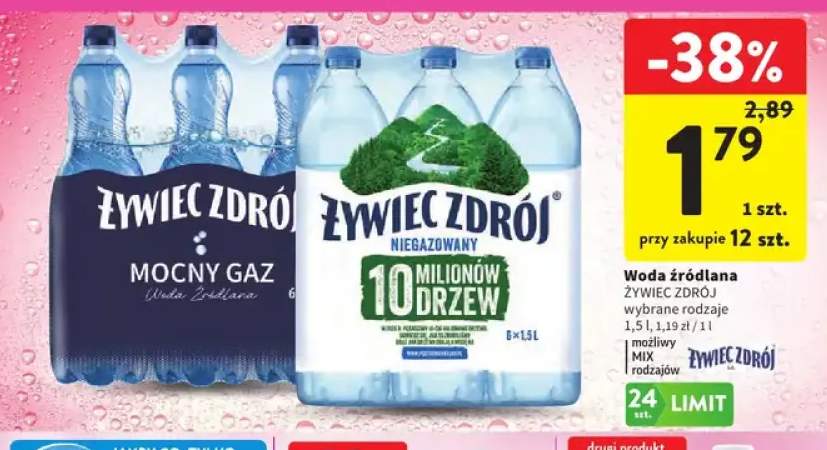 Woda źródlana Żywiec Zdrój