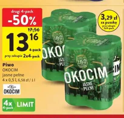 Piwo Okocim 4-pak 500 ml
