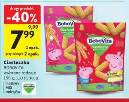 Ciasteczka BoboVita z jabłkiem +1 wariant