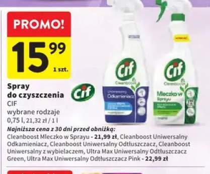 Spray do czyszczenia Cif