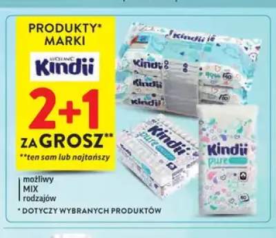 Chusteczki nawilżane dla dzieci Kindii