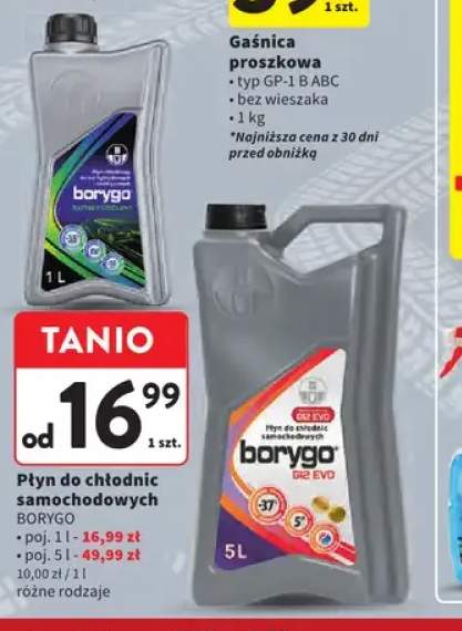 Płyn do chłodnic samochodowych Borygo
