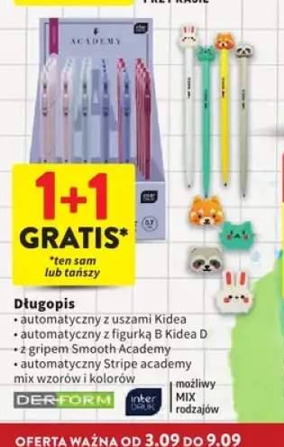 Długopis automatyczny z uszami Kidea +3 warianty