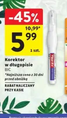 Korektor w długopisie BIC
