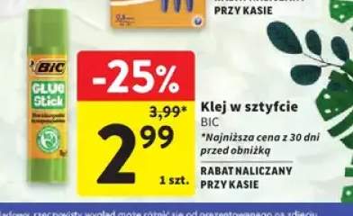 Klej w sztyfcie BIC