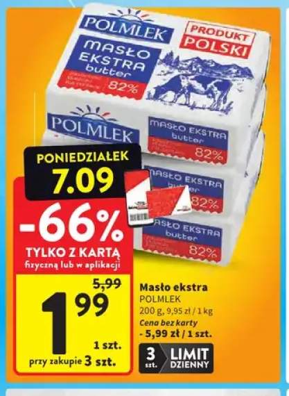 Masło ekstra Polmlek