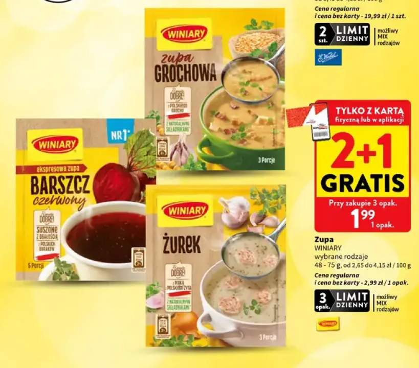 Zupa grochowa Winiary +2 warianty