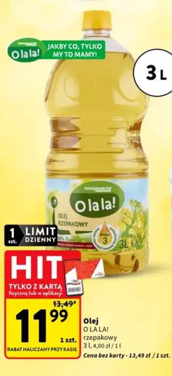 Olej rzepakowy O la la!