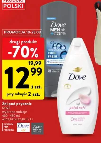 Żel pod prysznic Cool Fresh Dove Men+Care +1 wariant