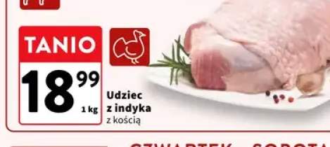 Udziec z indyka z kością