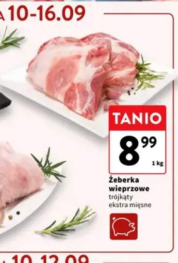 Żeberka wieprzowe trójkąty ekstra mięsne