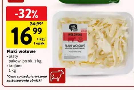 Flaki wołowe płaty +1 wariant