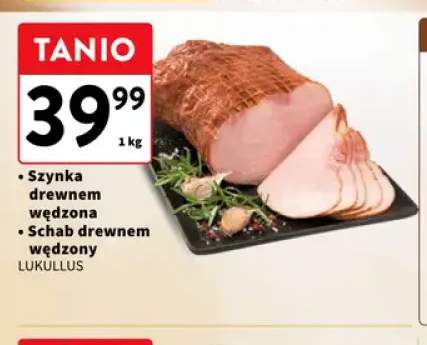 Szynka drewnem wędzona Lukullus +1 wariant