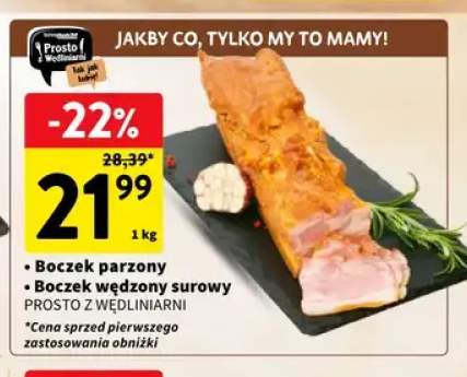 Boczek parzony Prosto z Wędliniarni +1 wariant