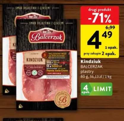 Kindziuk w plastrach Balcerzak