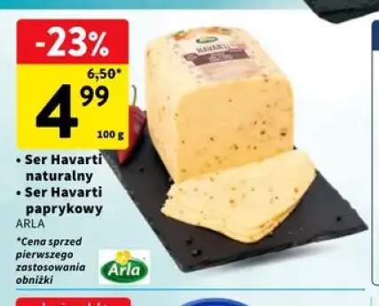 Ser Havarti paprykowy Arla +1 wariant