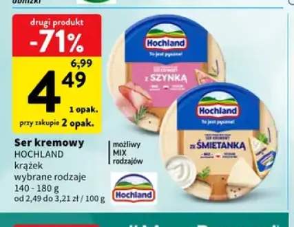 Ser kremowy Hochland krążek