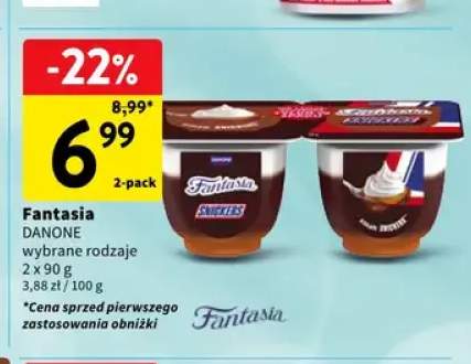Jogurt Fantasia Snickers Danone 2-pak