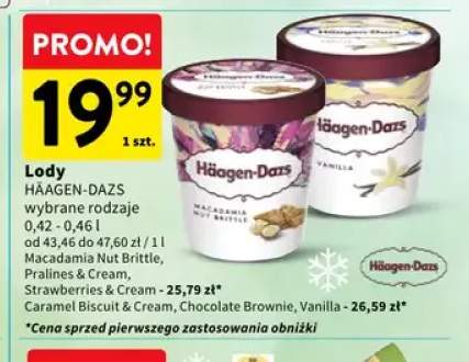 Lody Häagen-Dazs Macadamia Nut Brittle +5 wariantów